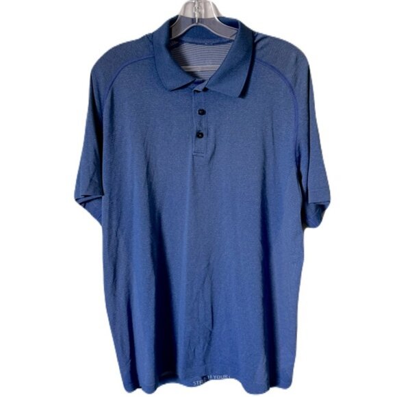 Lululemon Mens Polo Blue XL - Picture 1 of 10